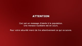 Fausse alerte de menace nucléaire avec pubs M6 [upl. by Ellerd426]