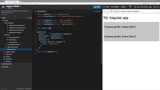 Angular module configuration with forRoot and forChild [upl. by Llenwahs444]