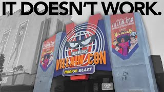 The Problem with VillainCon Minion Blast Universal Studios Florida [upl. by Enyala]