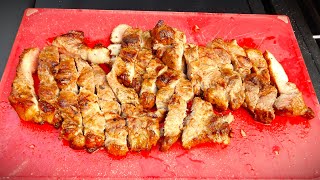 Greek BBQ pork steak [upl. by Kally]