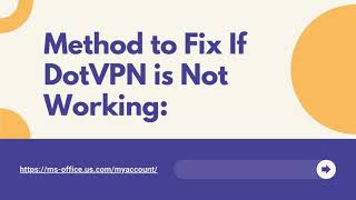 How to Fix If DotVPN is Not Working [upl. by Landel]