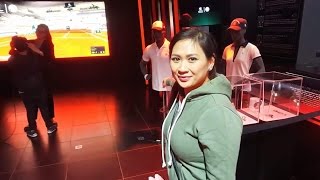 Paris VR 3D  Giant Tennis Simulator on Champs Elysees  Blasian Couple [upl. by Elttil]