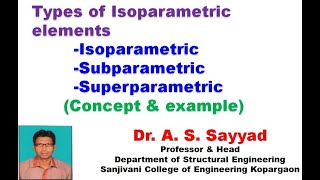 Finite Element Method Unit 4 Lecture 2 Isoparametric Formulation [upl. by Teri]