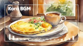 Relaxing Café BGM Harp amp Piano for a Peaceful Escape [upl. by Ling]