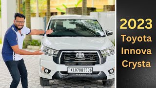 2023 മോഡൽ ഇന്നോവ ക്രിസ്റ്റ ഡീസൽ  Toyota Innova Crysta Diesel Manual [upl. by Querida]