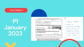 Edexcel IAL P1 January 2023 Exam Paper [upl. by Aoket]