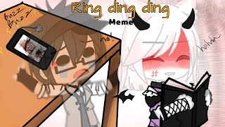 • Ring ding ding meme  Gacha club • old meme ft Nick [upl. by Nema122]