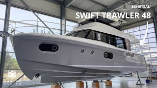 Visite BENETEAU Swift Trawler 48  MARINE CENTER [upl. by Alodie]