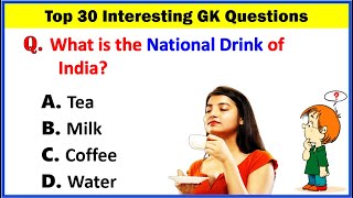 Top 30 INDIA Gk Question and Answer  Gk Questions and Answers  GK Quiz  Gk Question GK GS GK21 [upl. by Bowe]