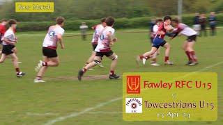 Fawley U15 v Towcestrians U15 13424 Full Match [upl. by Myrtia]