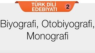 Biyografi Otobiyografi  Biyografi Otobiyografi Monografi [upl. by Otit]