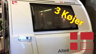 2015 Adria Altea 552 PK 3 køjer hos Campinggaarden Ormslev [upl. by Philina]