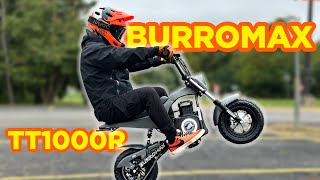 Why the Burromax TT1000R Might Be the Most Fun 48v Mini Bike Yet [upl. by Launcelot]