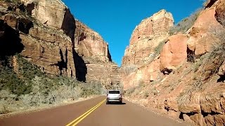 Zion Canyon Scenic Drive Floor of the Valley Road [upl. by Goddart]