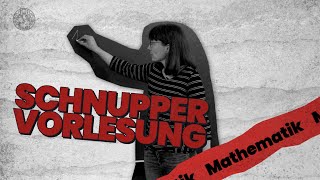 Schnuppervorlesung mit Prof Dr Judith Brinkschulte  Mathematik B Sc [upl. by Enenaej409]