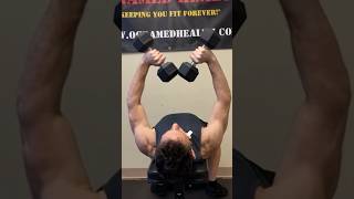 God Tier Triceps Dumbbell Extensions Variation [upl. by Atnahsal]