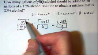 Mixture Word Problem [upl. by Sabrina778]