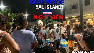 How Tourists enjoy Cape Verde Night EntertainmentNight view in Sal Island Tourists Destination [upl. by Atelahs]