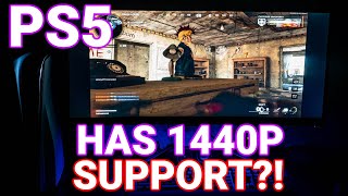 Will PS5 support 1440p monitors PS5 1440p [upl. by Fabriane]