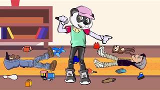 Clean Up Song  Pj Panda Nursery Rhymes amp Kids Songs  The Clean Up Song Trap Remix  Rap  Hip Hop🧹 [upl. by Petrine]