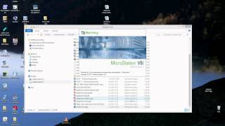 microstation v8i and win 8 [upl. by Berard]