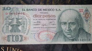 La Historia De México En Un Solo Billete Billete de 10 pesos quotMiguel Hidalgoquot Banco de México [upl. by Aneeled]