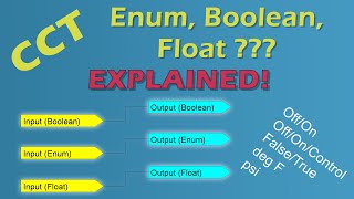 Boolean Enum and Float EXPLAINED in CCT Controller Configuration Tool from Johnson Controls [upl. by Ulphiah]