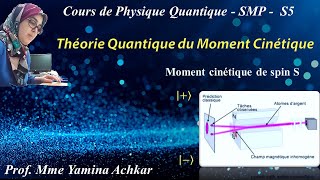 Théorie Quantique du Moment Cinétique Partie 5  chapitre 6  cours de physique quantique SMP [upl. by Itra611]