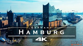 Hamburg Germany 🇩🇪  by drone 4K [upl. by Guthrie773]