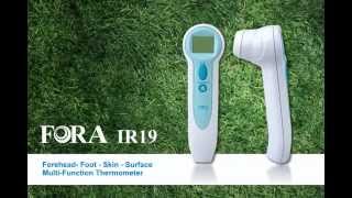 【EN】FORA IR19 MultiFunction Thermometer [upl. by Enahs449]