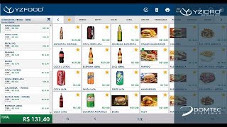 Sistema para restaurantes lanchonetes bares sorveterias padarias  Software Yzidro [upl. by Nylleoj]