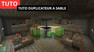 TUTO DUPLICATEUR A SABLE minecraft [upl. by Swithbart]