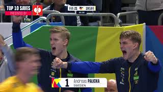 EHF EURO 2024 Highlights  Top 10 Paraden Handball EM 2024 [upl. by Adnulahs]