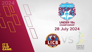 🔴 LIVE Leewards Islands v Jamaica  CWI Men’s Under 19  50 Over Championships 2024 [upl. by Nirroc528]