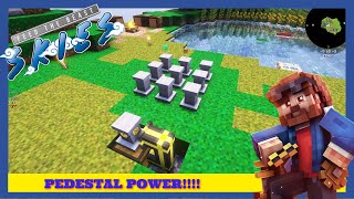 FTB Skies  Ep 15  How To Upgrade Pedestals [upl. by Neelloc]