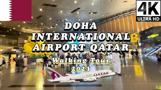 4K Hamad International Airport Doha Qatar 🇶🇦 Walking Tour Oct 2023  Transit at Doha Airport [upl. by Shishko]