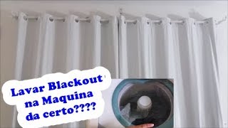 Como Lavar Cortina blackout na maquina Da certo [upl. by Lamrouex502]