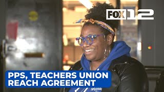 Portland Public Schools teachers union reach tentative agreement classes resume Monday [upl. by Aratihc240]