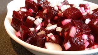 Making a beetroot salad [upl. by Ardnoik342]