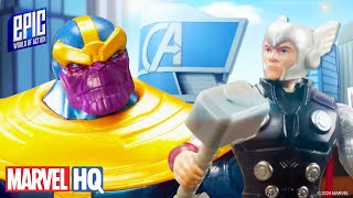 Hammer Heist  Avengers Vs Thanos  Hasbro’s Epic Marvel Ep 3 [upl. by Eivol232]