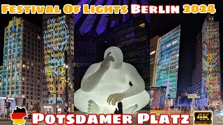 Festival of Lights Berlin 2024  Potsdamer Platz Shines Bright  Lichterfest Berlin 🇩🇪 [upl. by Suellen271]