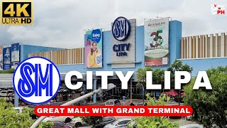 4K GRANDEST MALL in BATANGAS  SM City Lipa Virtual Walk Tour 2024 [upl. by Theo718]