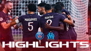 HIGHLIGHTS  PSG 40 Marseille  ⚽️ HAKIMI KOLO MUANI amp RAMOS [upl. by Emyle]