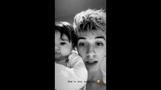 Jack Avery singing to his daughter ♡ [upl. by Lleirbag]