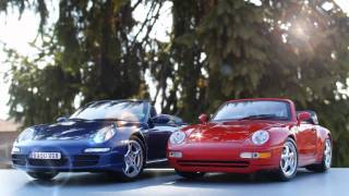 HD  118 Porsche 911 997 Carrera 4S Cabriolet  Norev [upl. by Nilhtac]