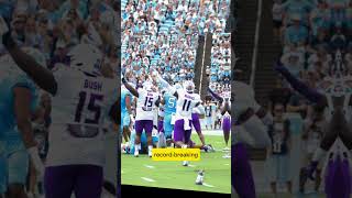 Reactions from JMU football’s recordbreaking first half against UNC nfl americanfootball shorts [upl. by Deacon270]