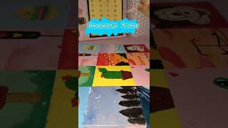 How to varnish Acrylic painting 🖌️🎨 painting artist diy art acrylicpainting craft varnishing [upl. by Eramat]