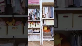 Folding Clothes storage cabinetcreativity wardrobe lockers goodthing foryou homedecor [upl. by Eliathan]