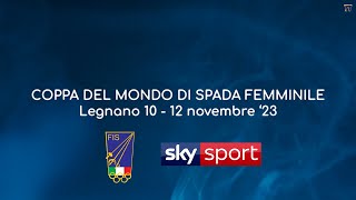 Coppa del Mondo Spada Femminile  Direct elimination  Italian Commentary [upl. by Bekelja]