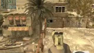 CoD4 Backlot Tricks [upl. by Kcirdec]